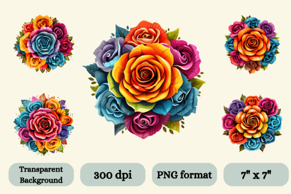 5 DOTD Inspired Rose Illustrations: Floral Heritage