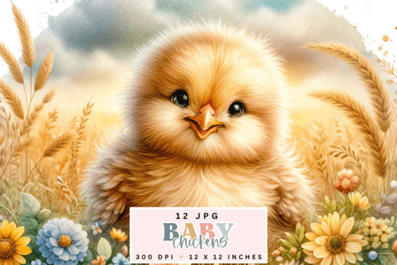 Adorable Baby Chicken Illustrations: A Whimsical Touch for Your Crafts