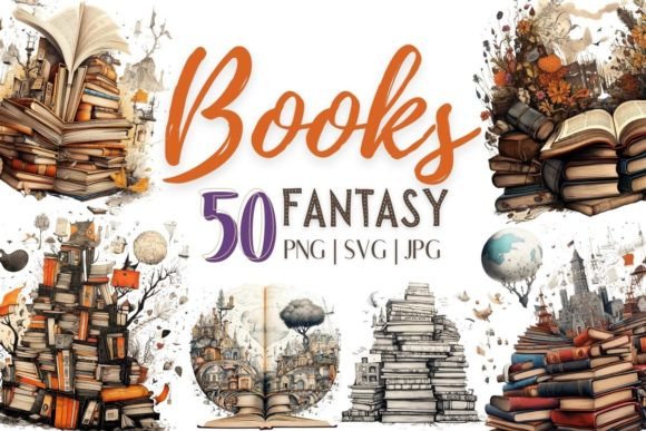 Unleashing Creative Worlds with Fantasy Book Clipart