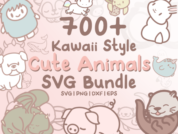 Unlocking Adorable Design with 700+ Kawaii Animals SVGs