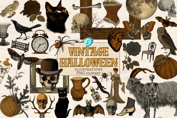 Unlocking the Magic of Vintage Halloween Illustrations Clipart